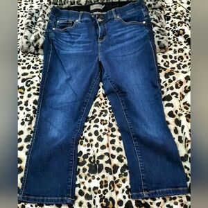 Torrid Bombshell Cropped Skinny Blue Jeans